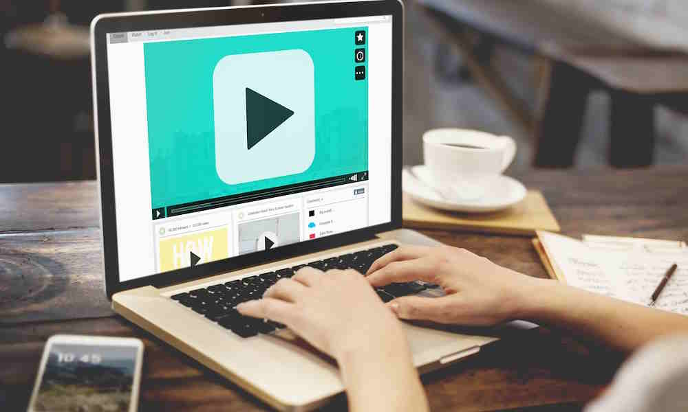 Play Button Audio Video Media Technology Concept